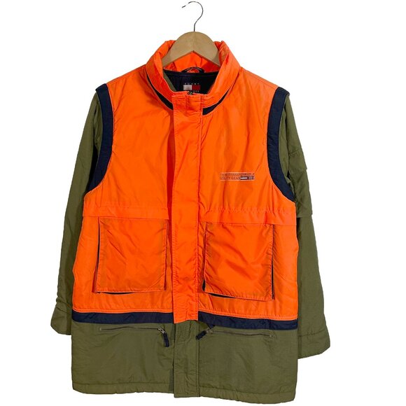 Tommy Hilfiger Other - Rare Vintage Tommy Hilfiger TH-85 Transformable Utility Gear Jacket Size XL